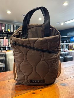 Bagsmart Paz 23L Backpack, Quilted Brown