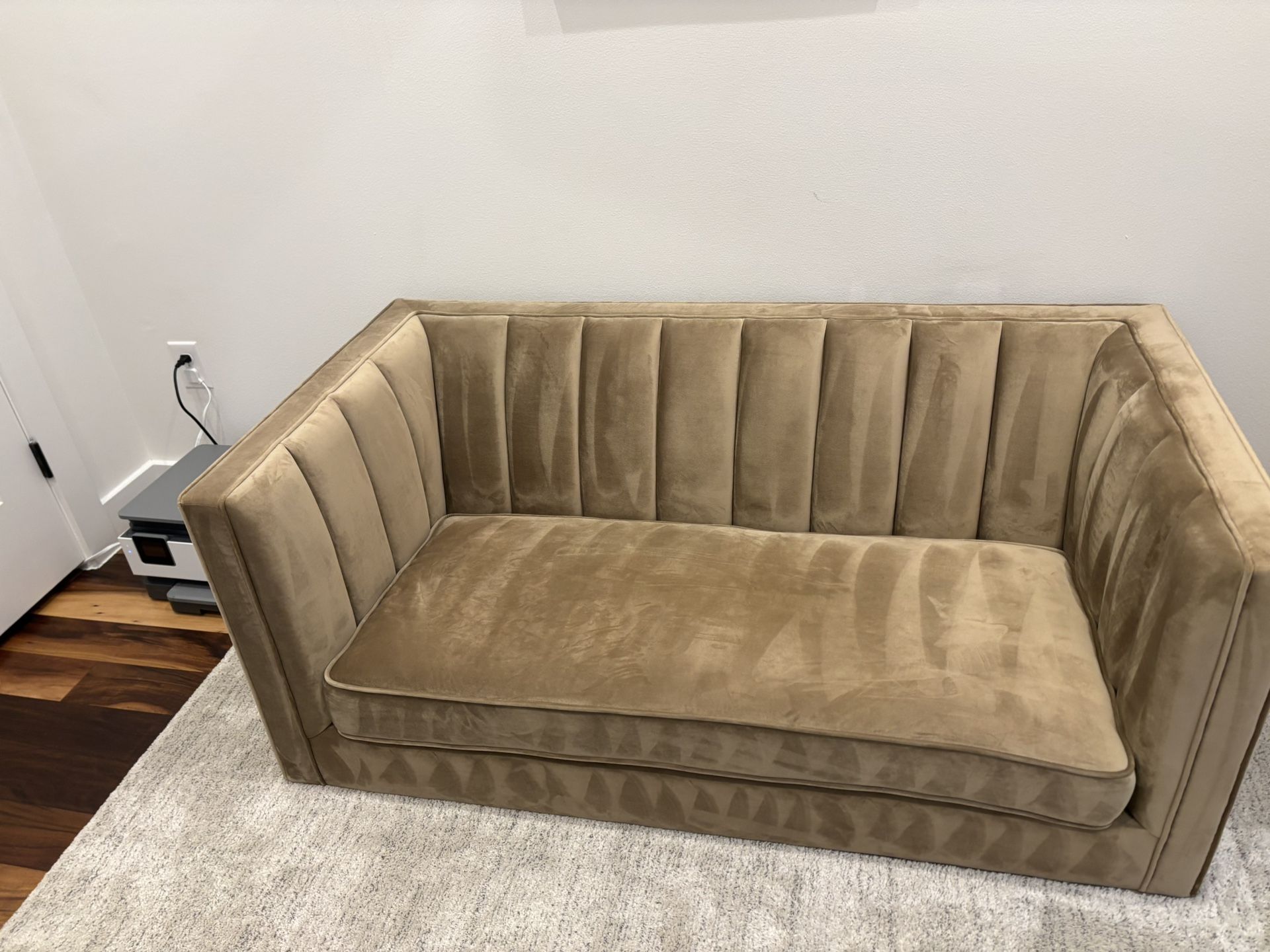Leanna Velvet Sofa World Market
