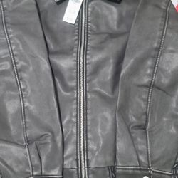 Hollister Co leather jacket size small
