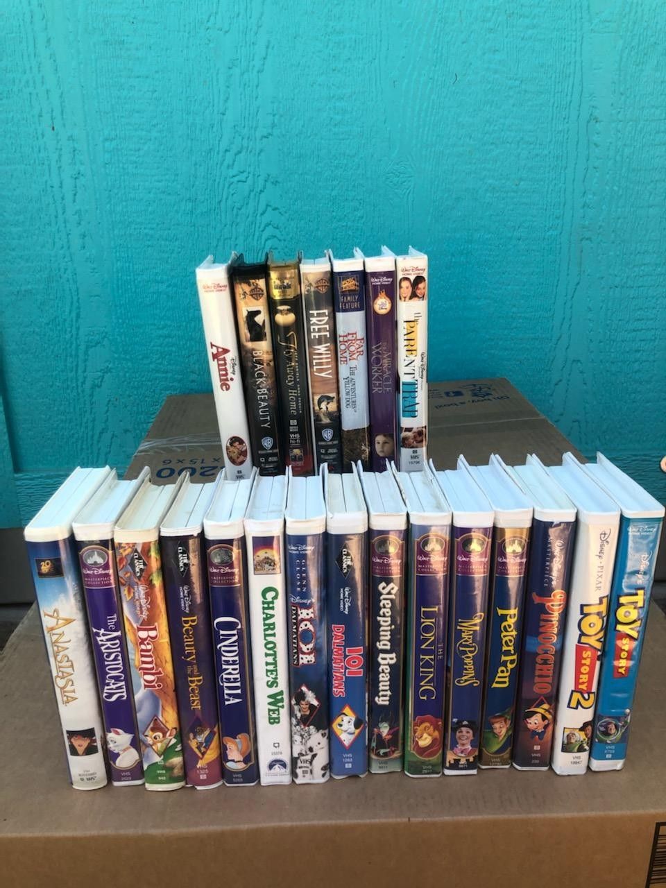 Children's VHS tapes