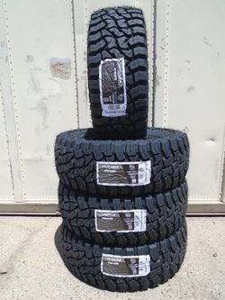 LT 275/65/18 New Pegasus MTX Mud Terrain 10 Ply Tires