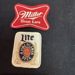 Vintage Lite “ A Fine Pilsner ” And Miller Patch Both For $10