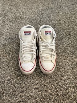White Converse All Star high top sneakers Size 9.5
