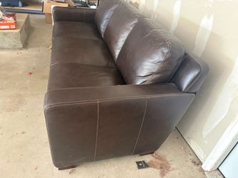 Dark Brown Leather couch