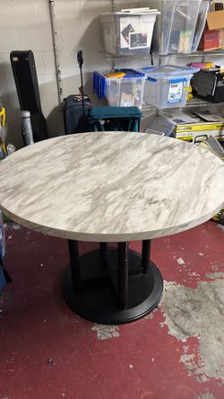 Round marble top 42 inch table