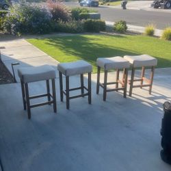 Four 24inch Counter Stools 