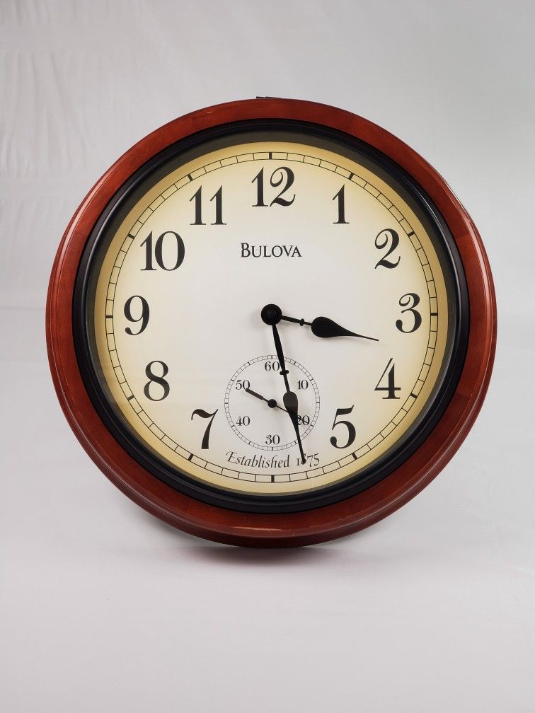 Large Bulova Clock