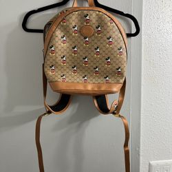 Mini GG Supreme Mickey Mouse Small Beige
