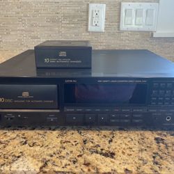 Sony Stereo Disc Changer With Magazine CDP-C910
