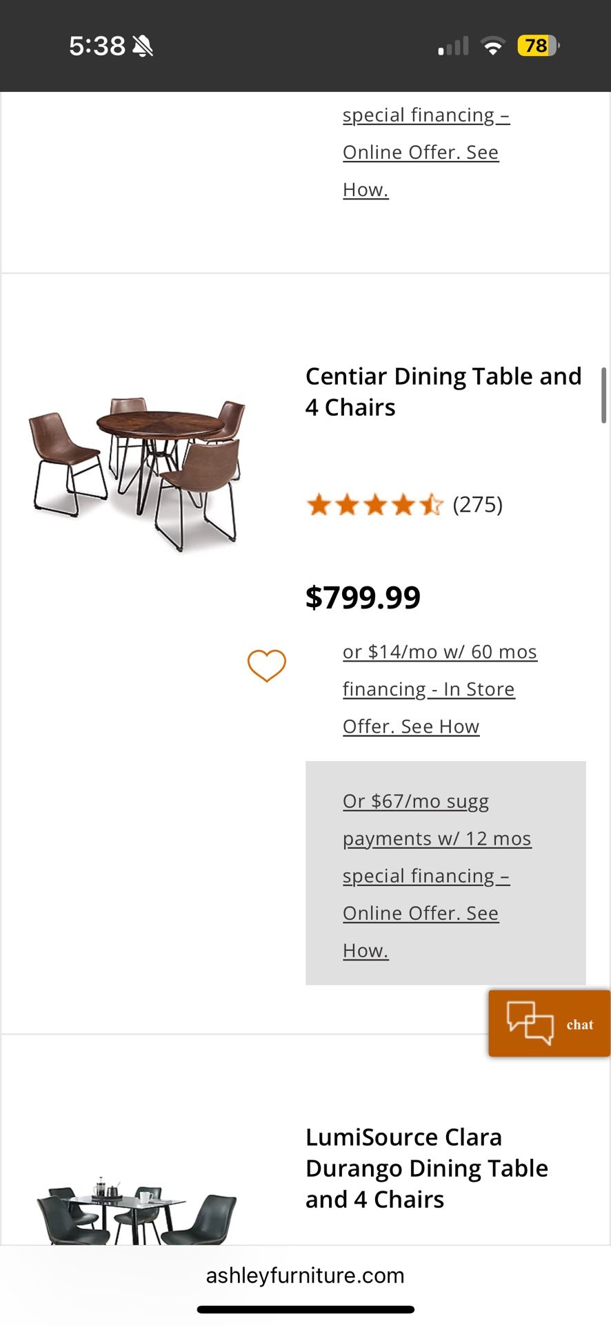 Dining Table Set