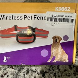 New: GPS Wireless Dog Fence, Upgraded Electric Pet Containment System, Waterproof Rechargeable Collar with Beep/Vibration/Shock Correction Mode