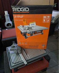 RIDGID 6.5-Amp 7 in. Blade Corded  Wet Tile Saw