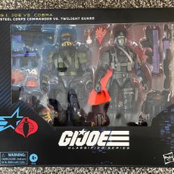 G.I. Joe Classified Series #141 Steel Corps Commander vs. Twilight Guard New