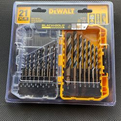 Dewalt Black and Gold Twist Drill Bit Set (21-Piece)