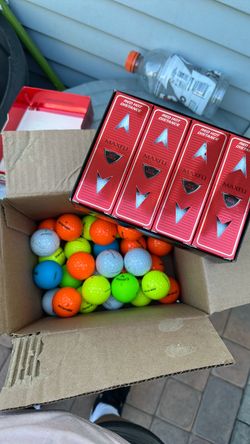 Maxfli Red Hot Distance Golf Balls Lot
