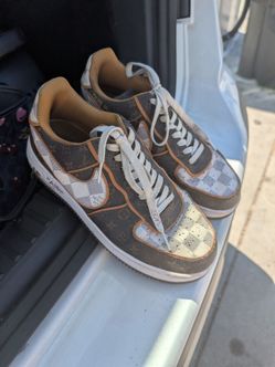 Louise Vuitton air nikes size 7.5
