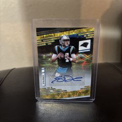 2021 Panini Prestige - Sam Darnold #166 Xtra Points Premium Gold Signatures /15