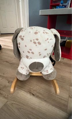 Baby dog rocker chair