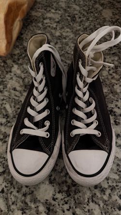 kids Platform black converse