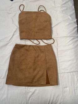 Brown Velvet Set