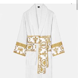 White Versace robe 