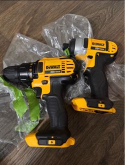 Dewalt 20v Max drill driver/ impact driver TOOL ONLY $150.00 for set New