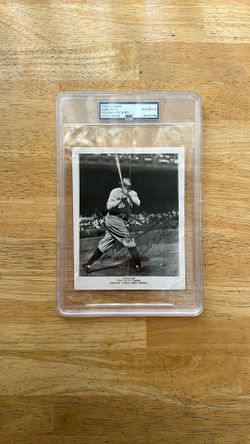 Vintage Photograph With Babe Ruth Autograph PSA/DNA CERTIFIED AUTO GRADE “Gem Mint 10” !!!