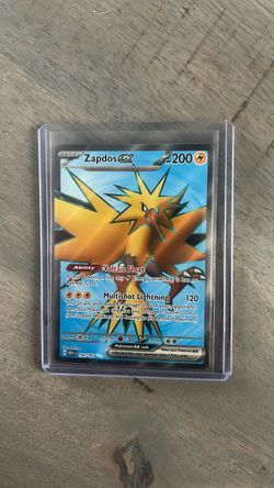 Pokemon 151 Zapdoes ex 192/165