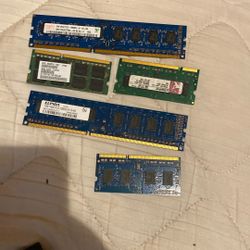 RAM Memory cards