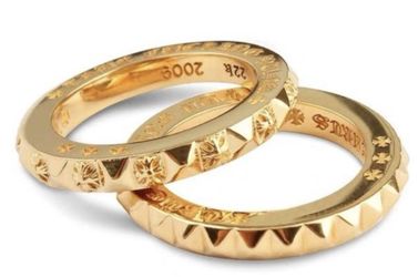 Spiky Chrome Hearts Ring