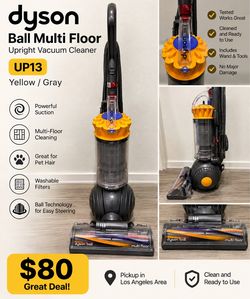 Dyson Ball Multi Floor UP13 Upright Vacuum Cleaner – $80