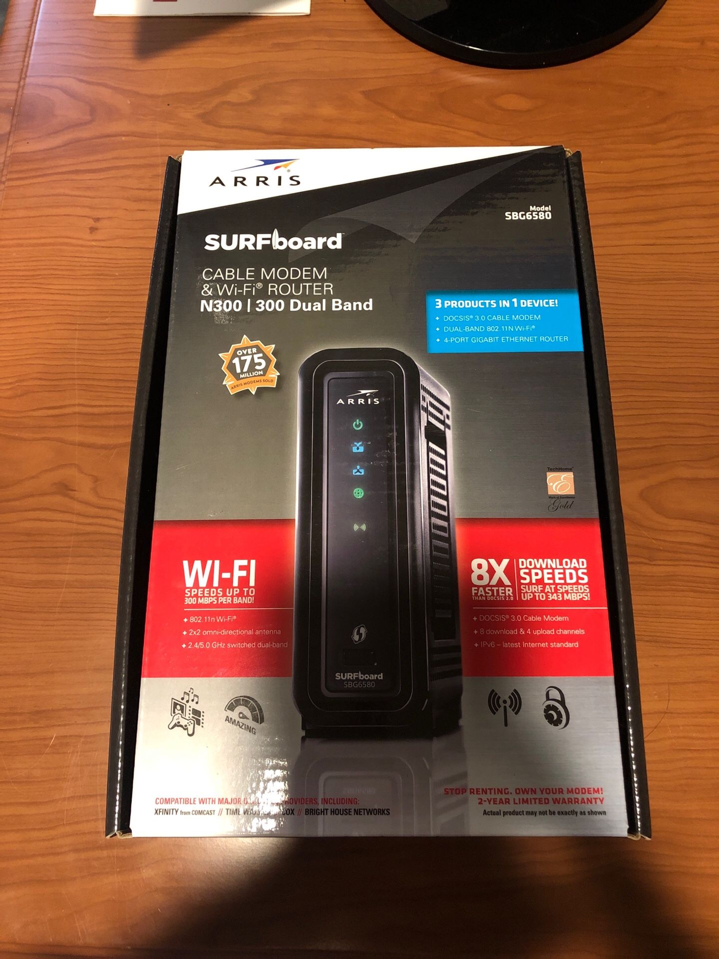 CABLE MODEM & WIFI ROUTER | N300 | 300 Dual Band | APRIS