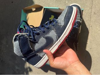 Reese Forbes Nike Denim Dunk SB High Size 11