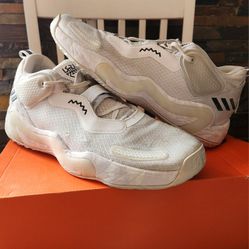 Men’s Size 15 Adidas D.O.N Issue 3 Sneaker Basketball Shoe H67720 Cloud White