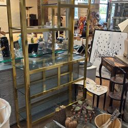 Shelf Gold And Mirror 
