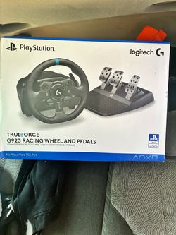 Wheel and pedal for play station
