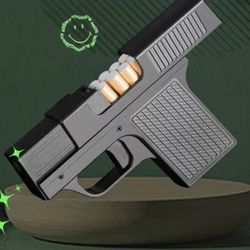 Windproof Lighter, Grooves Can Be Stored, Adjustable Inflatable Butane Lighter