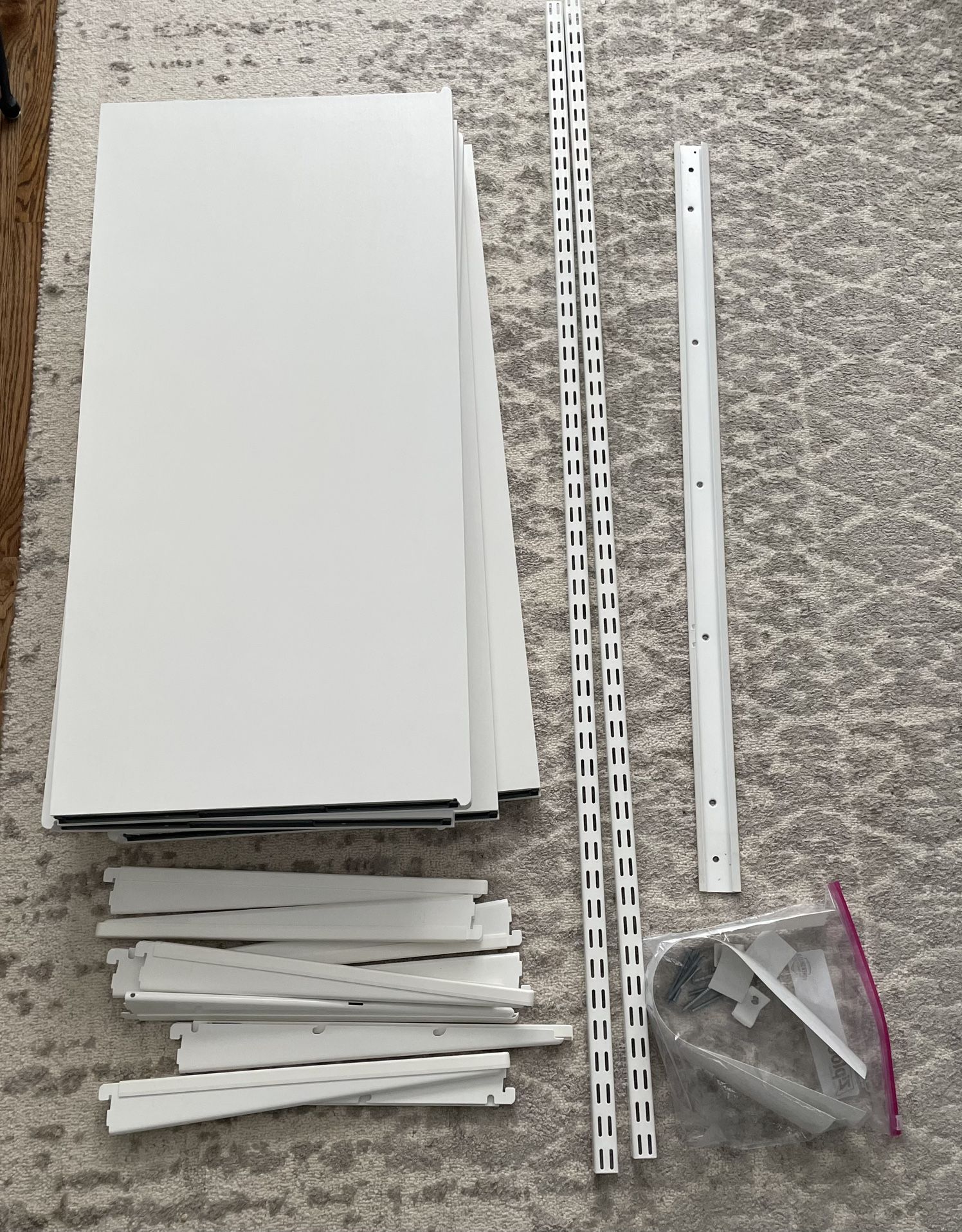 Elfa Decor Shelving System (5 shelves in total) - Container store