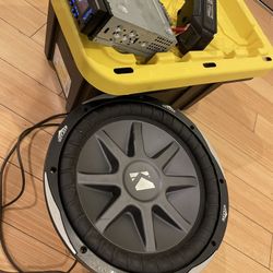 Kicker CVX 12” And Pioneer Bluetooth 