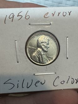 1956 Silver Color  Error 