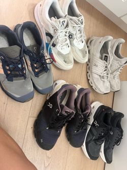 Men shoes on cloud