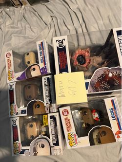 Stranger things Funko pop lot