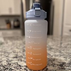 Water Bottle With Reminders 2 L Size Large