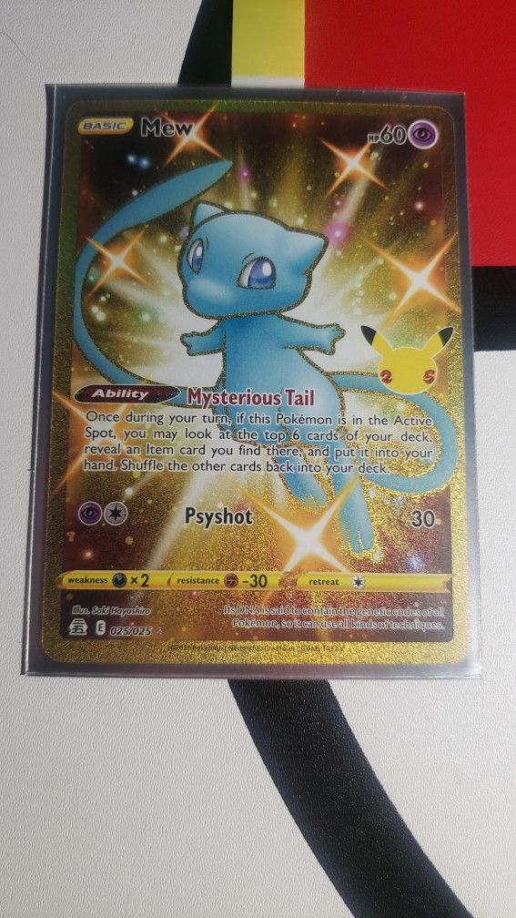 Golden Mew Pokemon Card For Sale In Auburn Wa Offerup