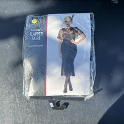 1920s Flapper Sequence Skirt