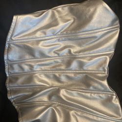 Sliver Corset Crop Top