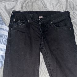True Religion Jeans Black Size 30