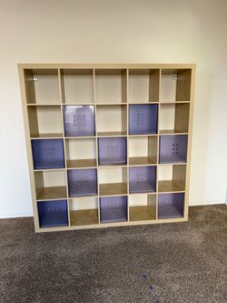IKEA kallux cube storage system.