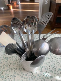 12 Piece Kitchen Utensils including Henckles - Make Offer