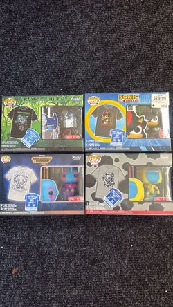 Funko Pop Tee Bundle – Set of 4 Boxes
